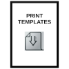 Templates are available to help prepare your print-ready files for use with the “Print-Ready” service.